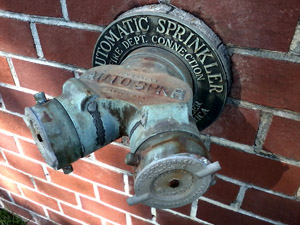 Sprinkler system supply connection