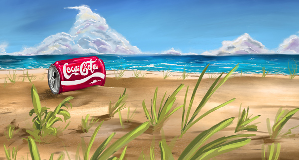 Cola on the Beach